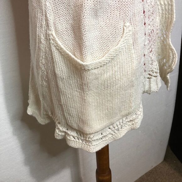 ANGEL OF THE NORTH ANTHROPOLOGIE CROCHET CARDIGAN - Picture 6 of 9